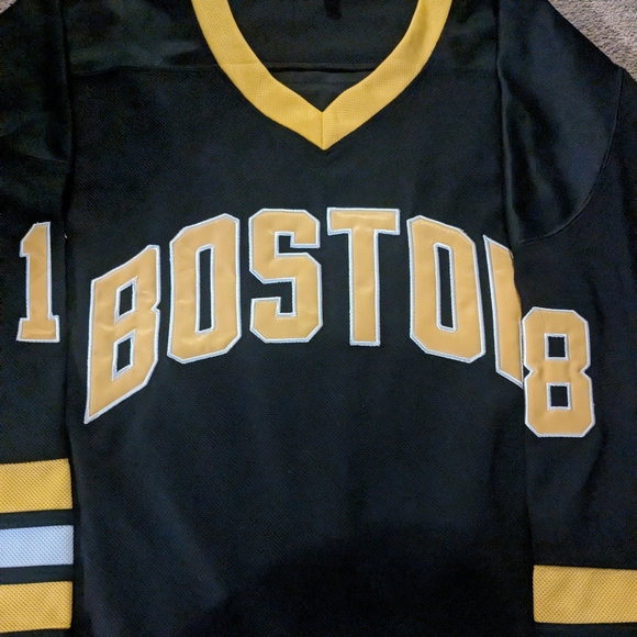 Happy Gilmore #18 Boston Hockey Jersey Stitched Fight Strap Men Medium - Picture 4 of 6